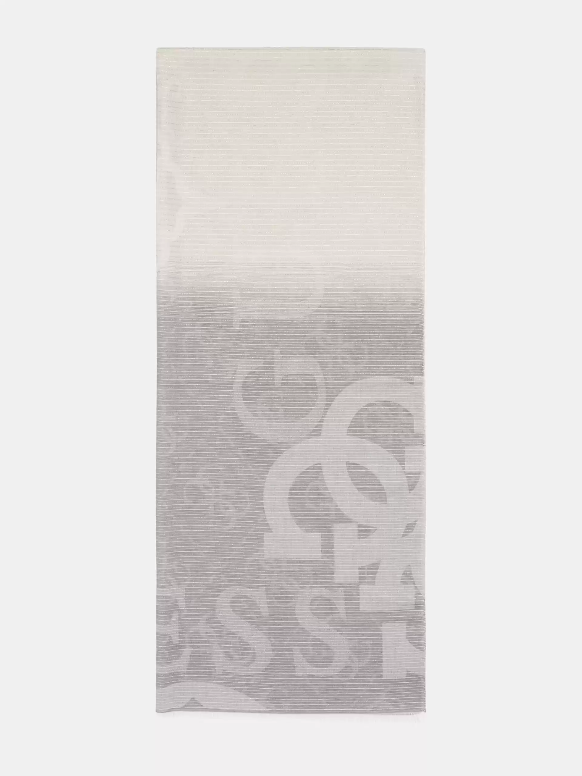 Guess Kadın  Siyah Arnela 4G Logolu  Şal