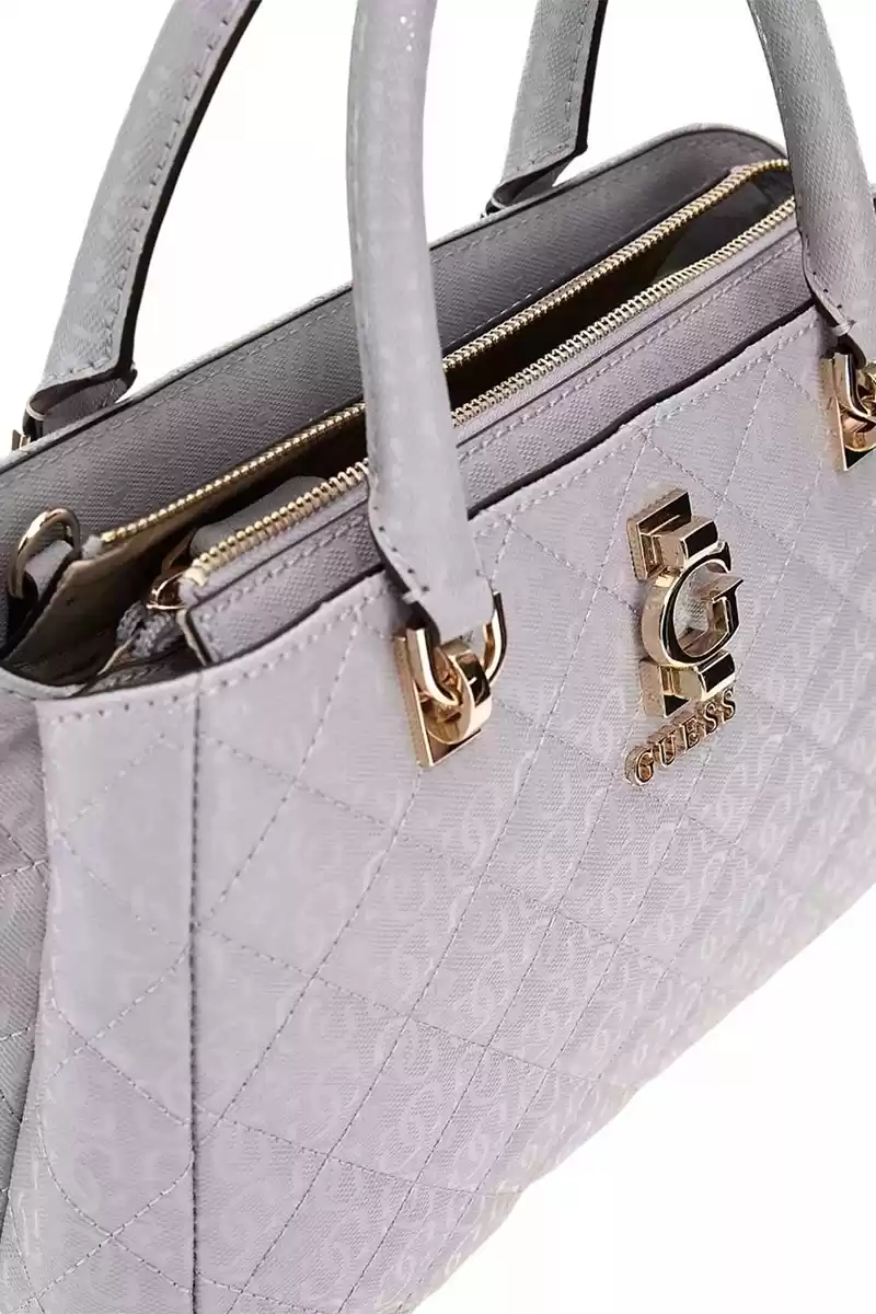 Guess Kadın Gri Bessey 4G Logolu El Çantası