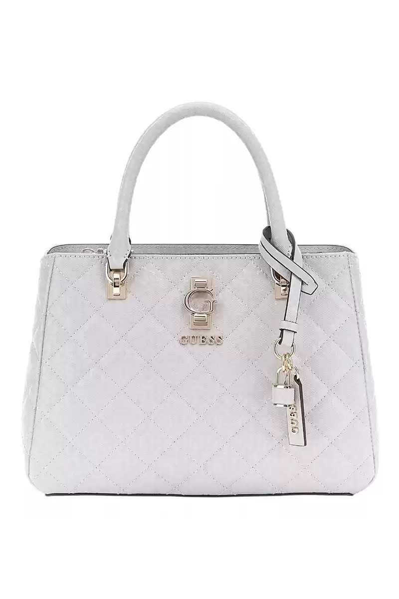 Guess Kadın Gri Bessey 4G Logolu El Çantası