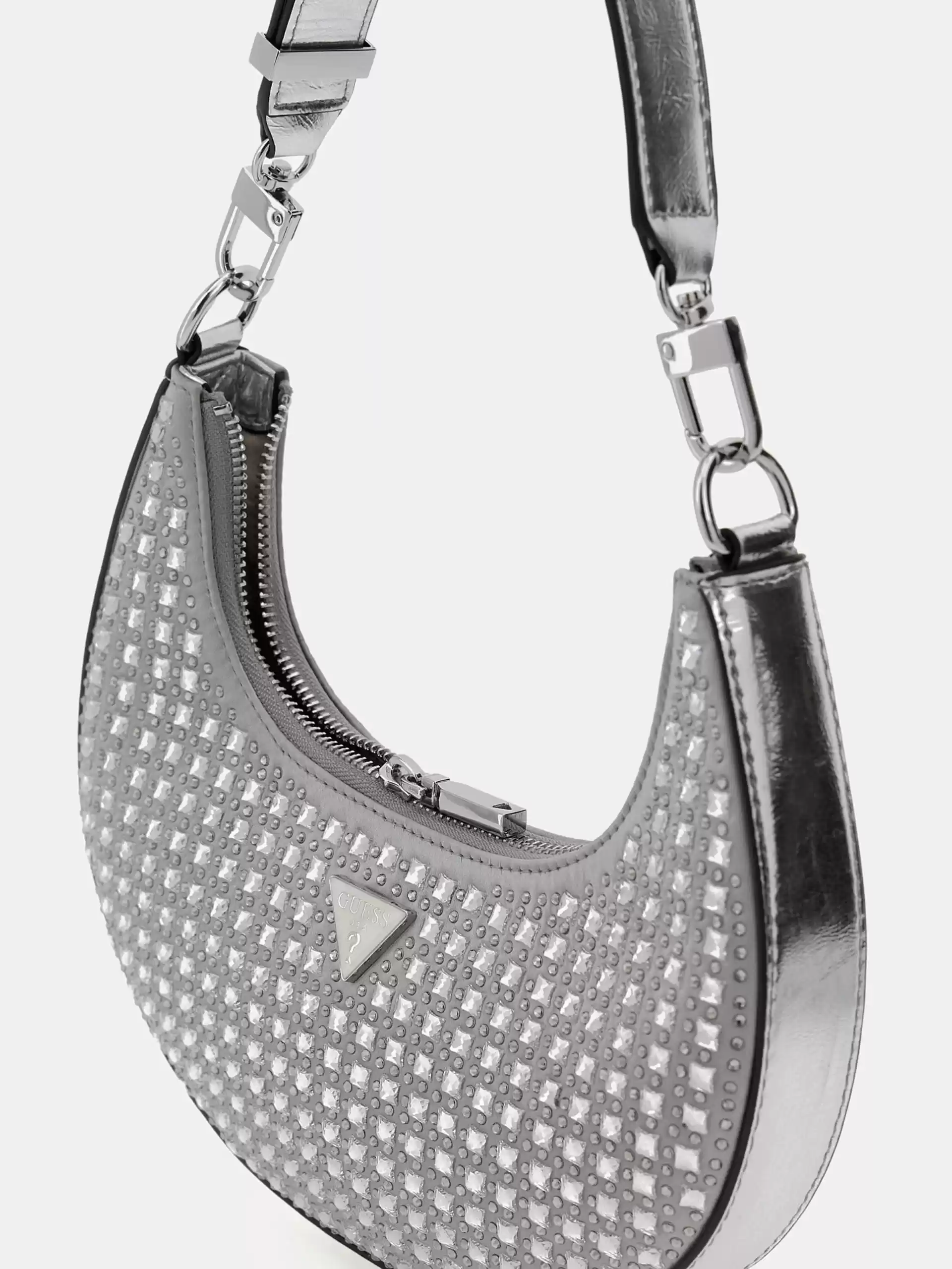 Guess Kadın Gri Lua Küçük Hobo Çanta