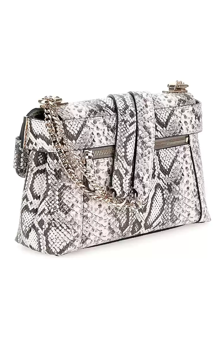 Guess Kadın Kahverengi Anadela Dönüştürülebilir Flap Crossbo