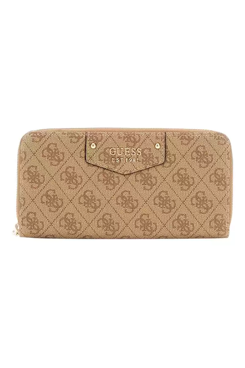 Guess Kadın Kahverengi Eco Brenton Cüzdan