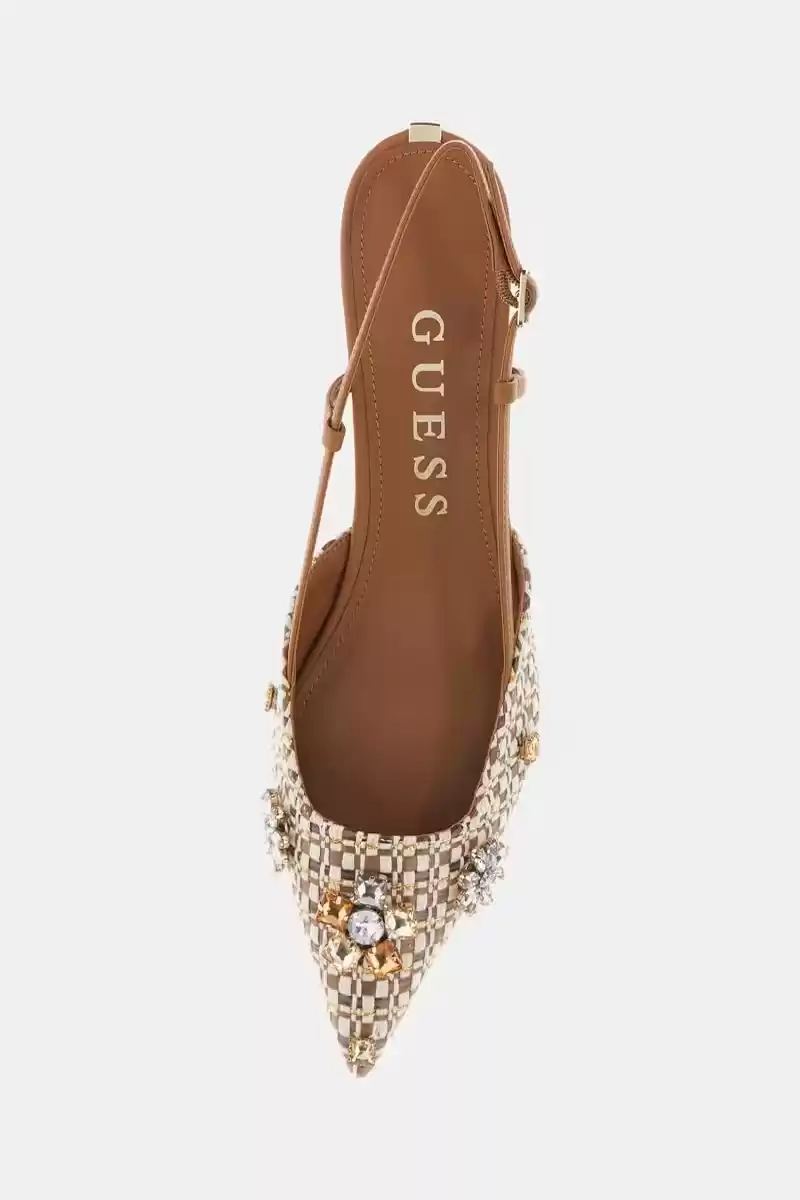 Guess Kadın Kahverengi Jesseny Topuklu Ayakkabı