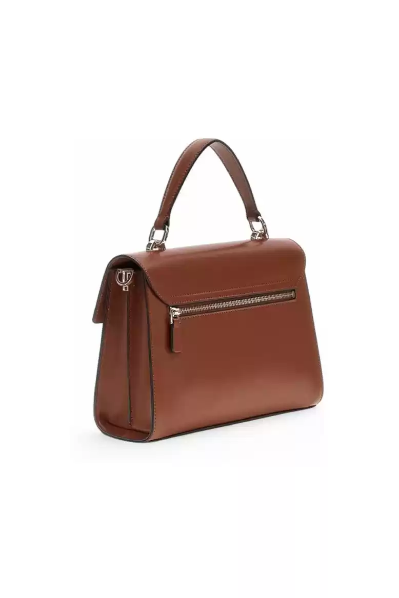Guess Kadın Kahverengi Karamel Eco Aldith El Saplı Flap Çant