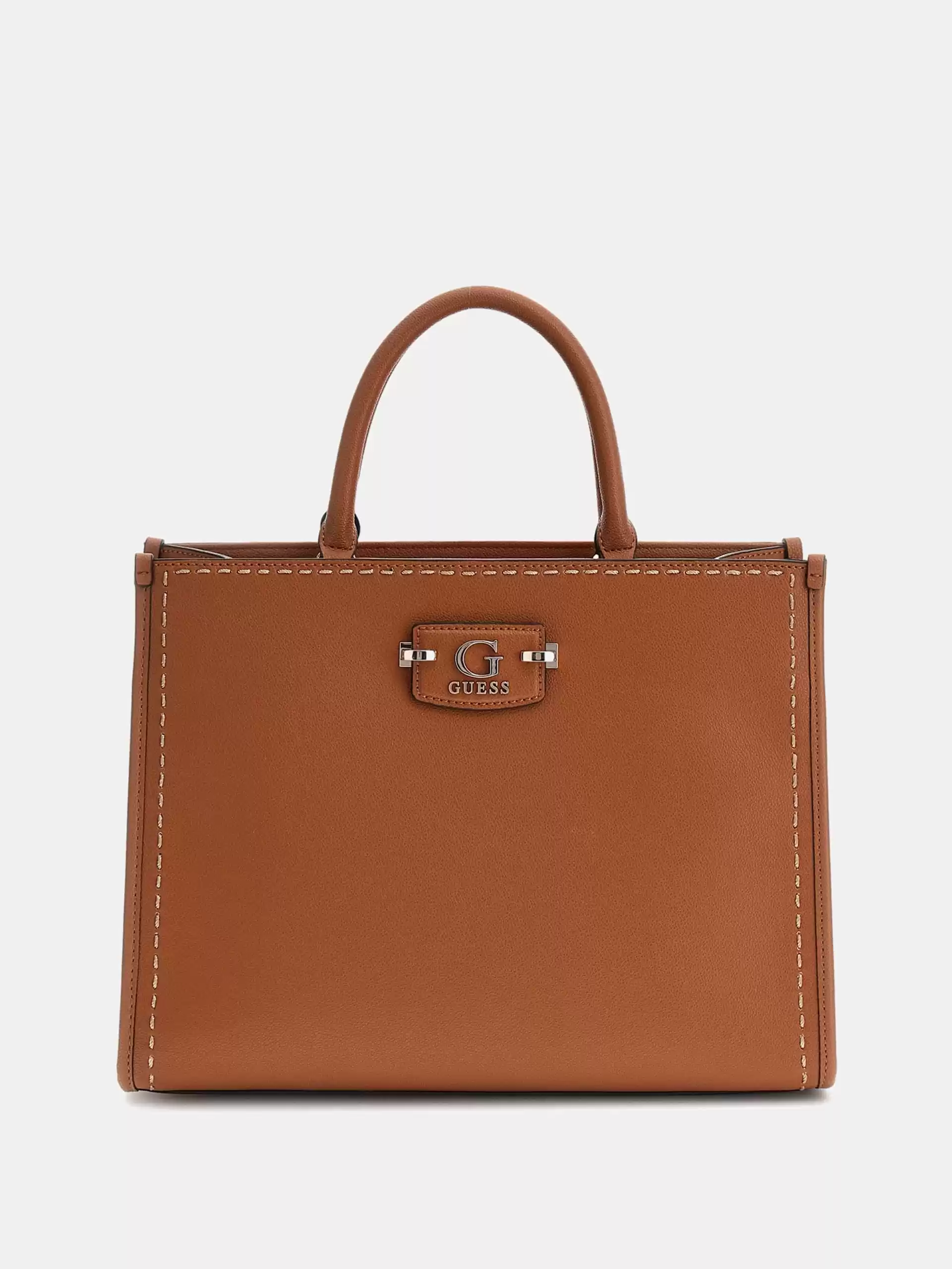 Guess Kadın Kahverengi Nastra İki Bölmeli Tote Çanta