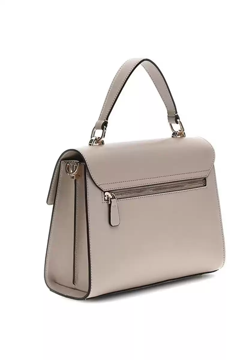 Guess Kadın Kahverengi Taba Eco Aldith El Saplı Flap Çanta