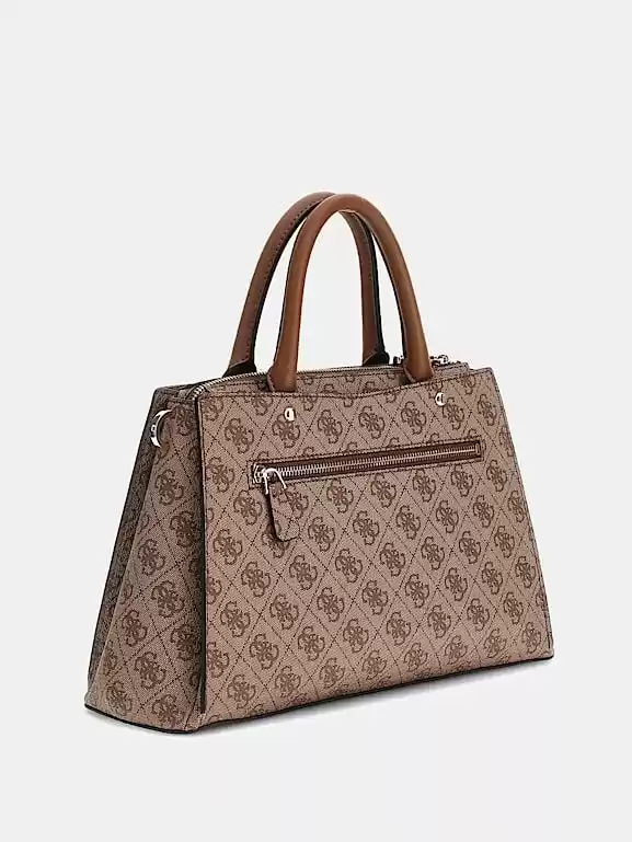 Guess Kadın Kahverengi Zamira Luxury Satchel Çanta
