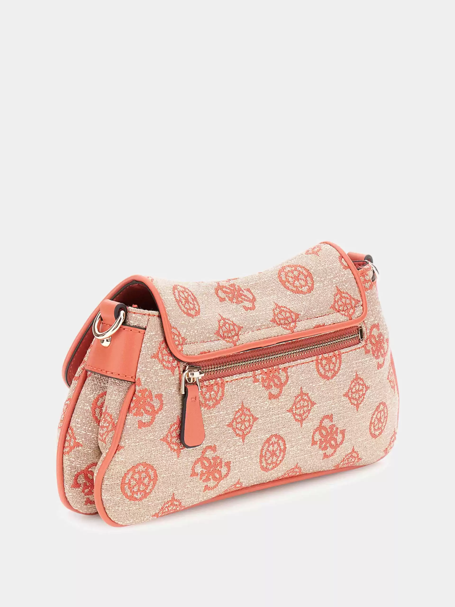 Guess Kadın Kahverengi Beyza Flap Omuz Çantası