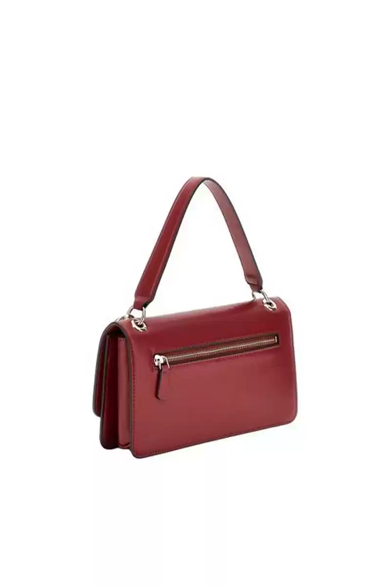Guess Kadın Kırmızı Eco Evaine Omuz Çantası