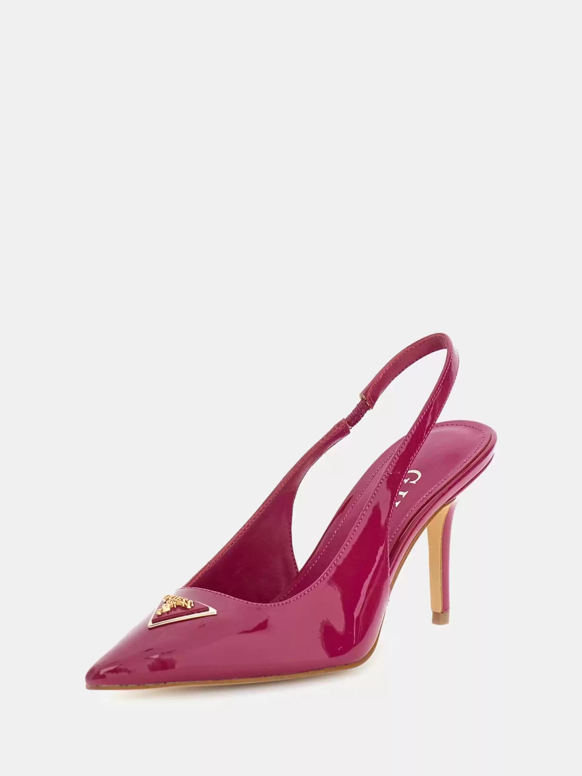Guess Kadın Nassir Pembe Rugan Topuklu Sandalet