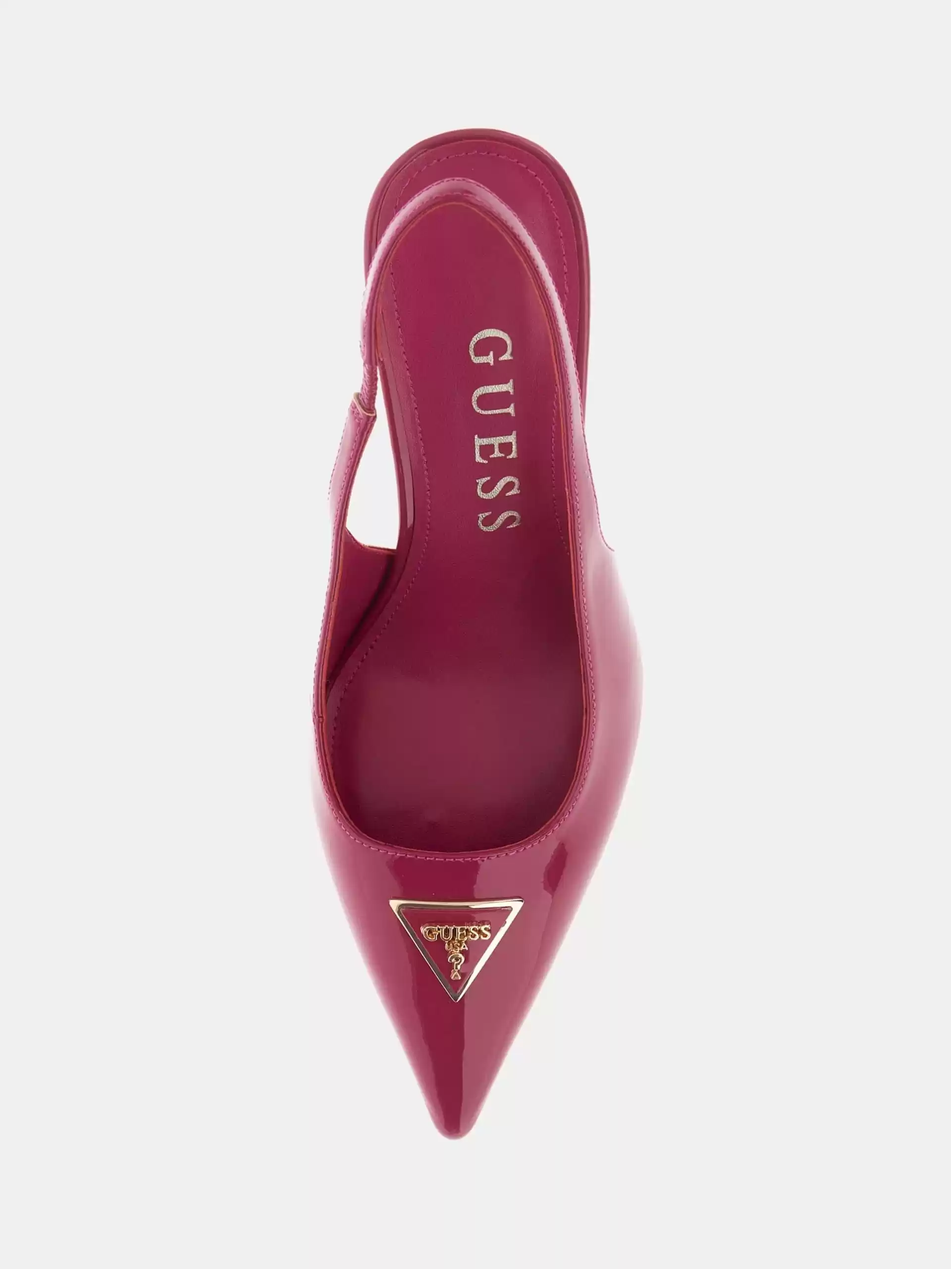 Guess Kadın Nassir Pembe Rugan Topuklu Sandalet