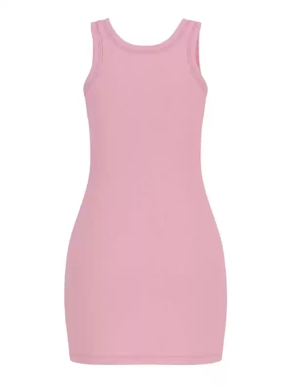Guess Kadın Pembe  Sunflower Ribana Elbise
