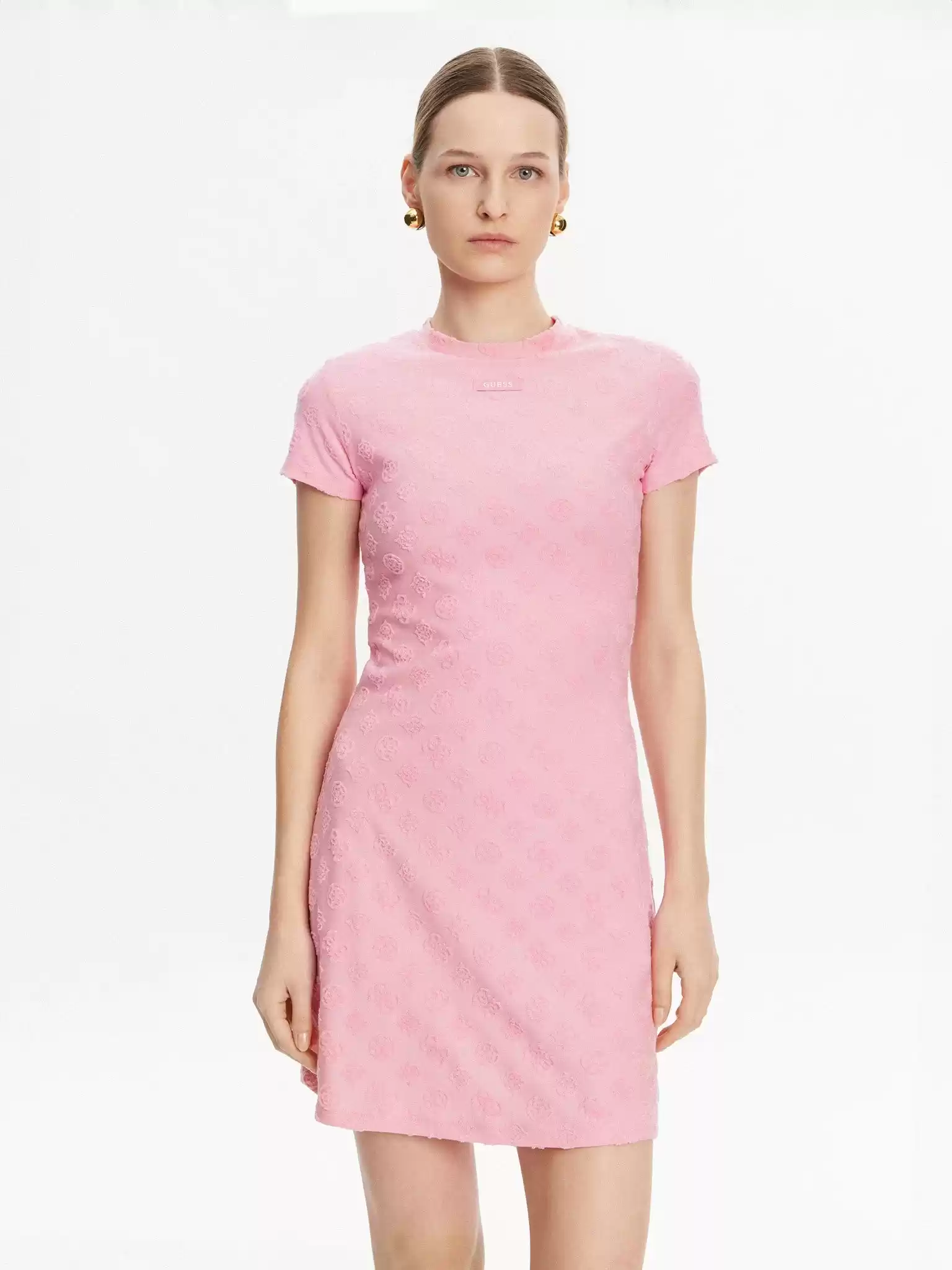 Guess Kadın  Peony Jakarlı Elbise