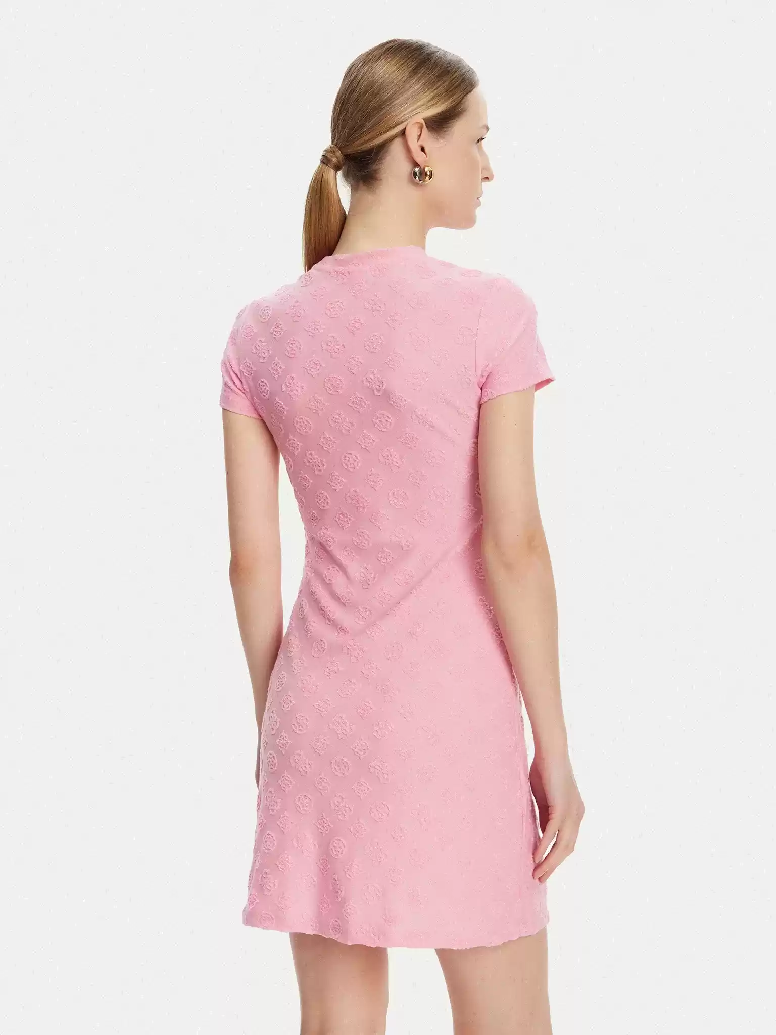 Guess Kadın  Peony Jakarlı Elbise