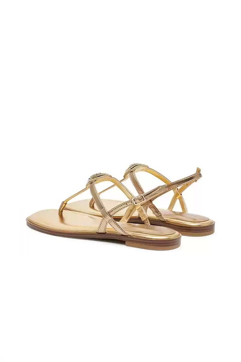Guess Kadın Kahverengi Rainey Bronz Lame Parmak Arası Sandal