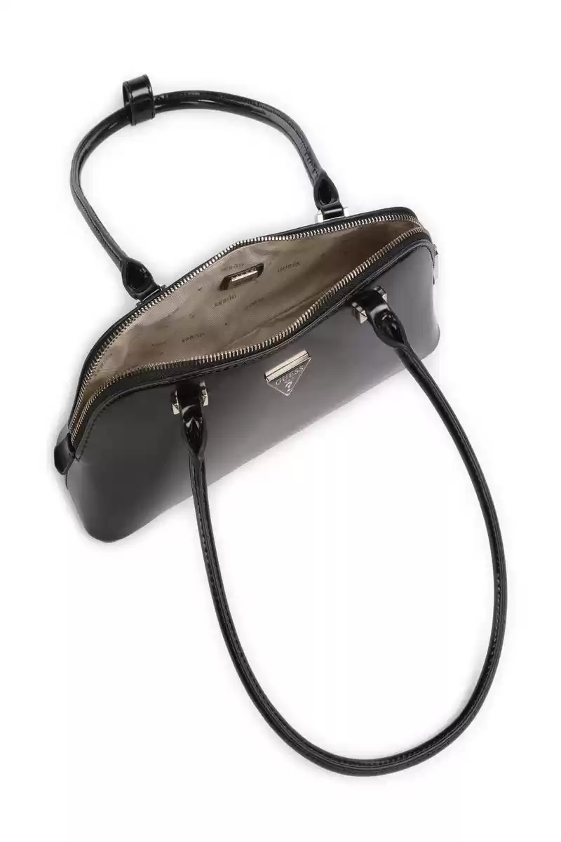 Guess Kadın Siyah Arnela Patent Omuz Çantası