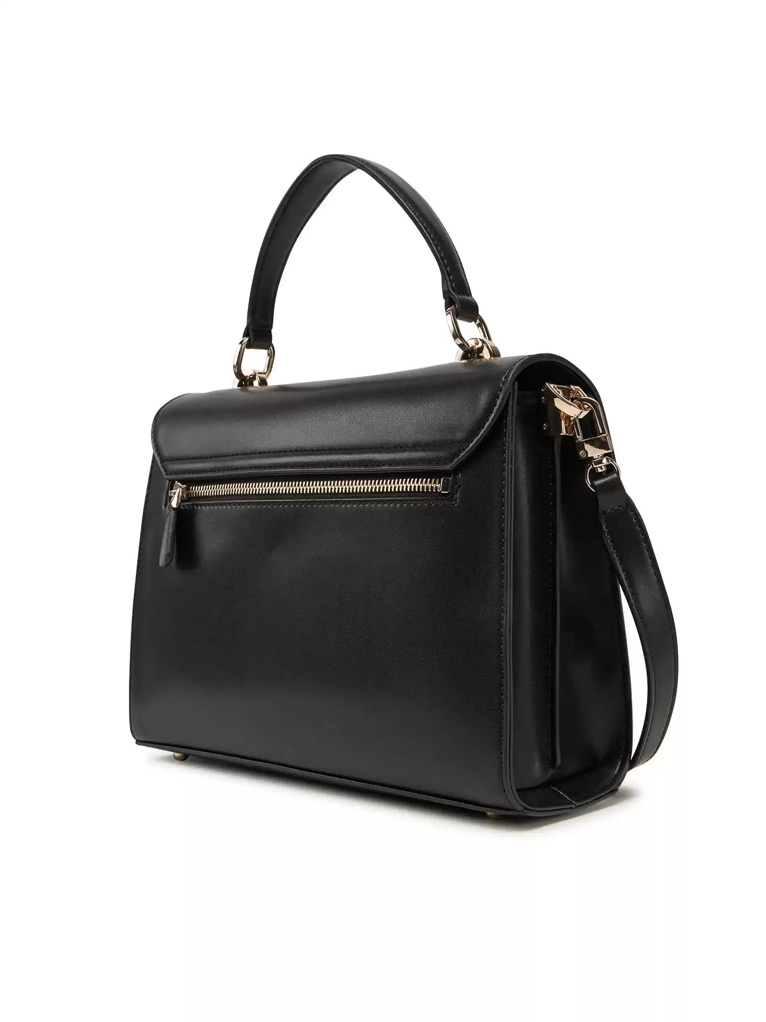 Guess Kadın Siyah Eco Aldith El Saplı Flap Çanta