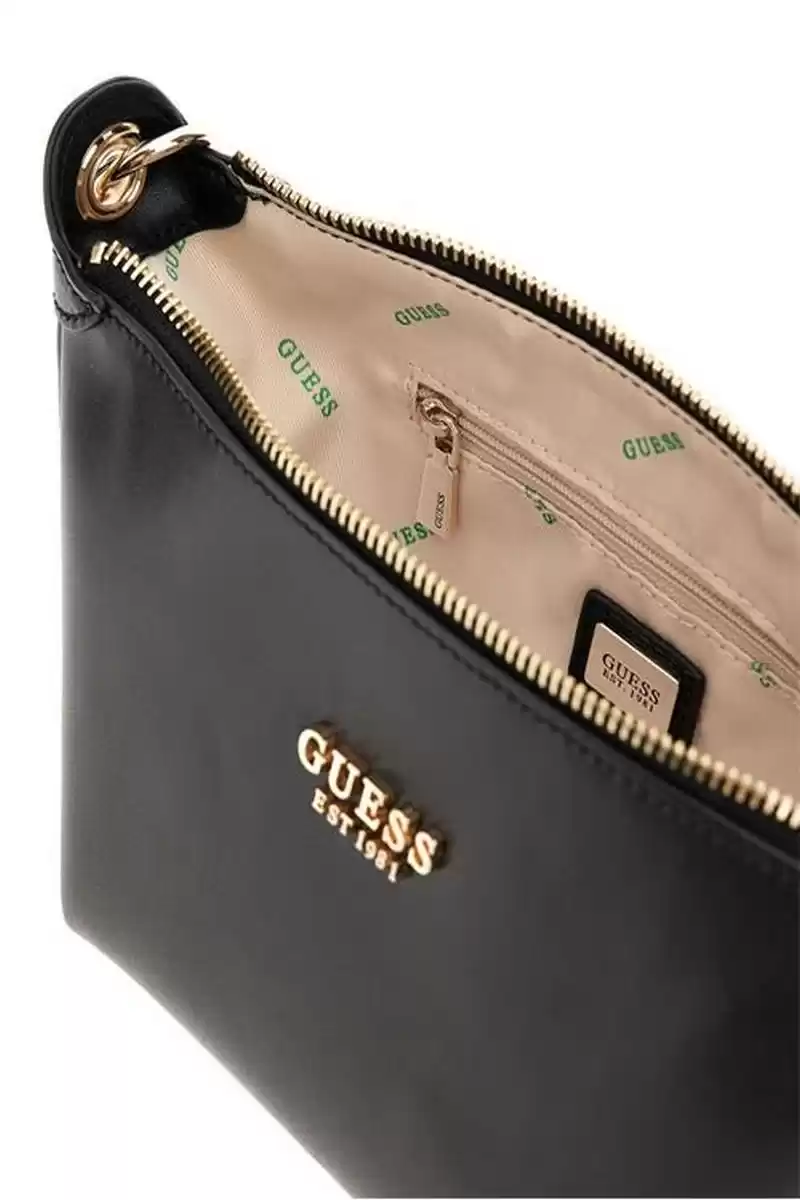 Guess Kadın Siyah Eco Evaine Omuz Çantası
