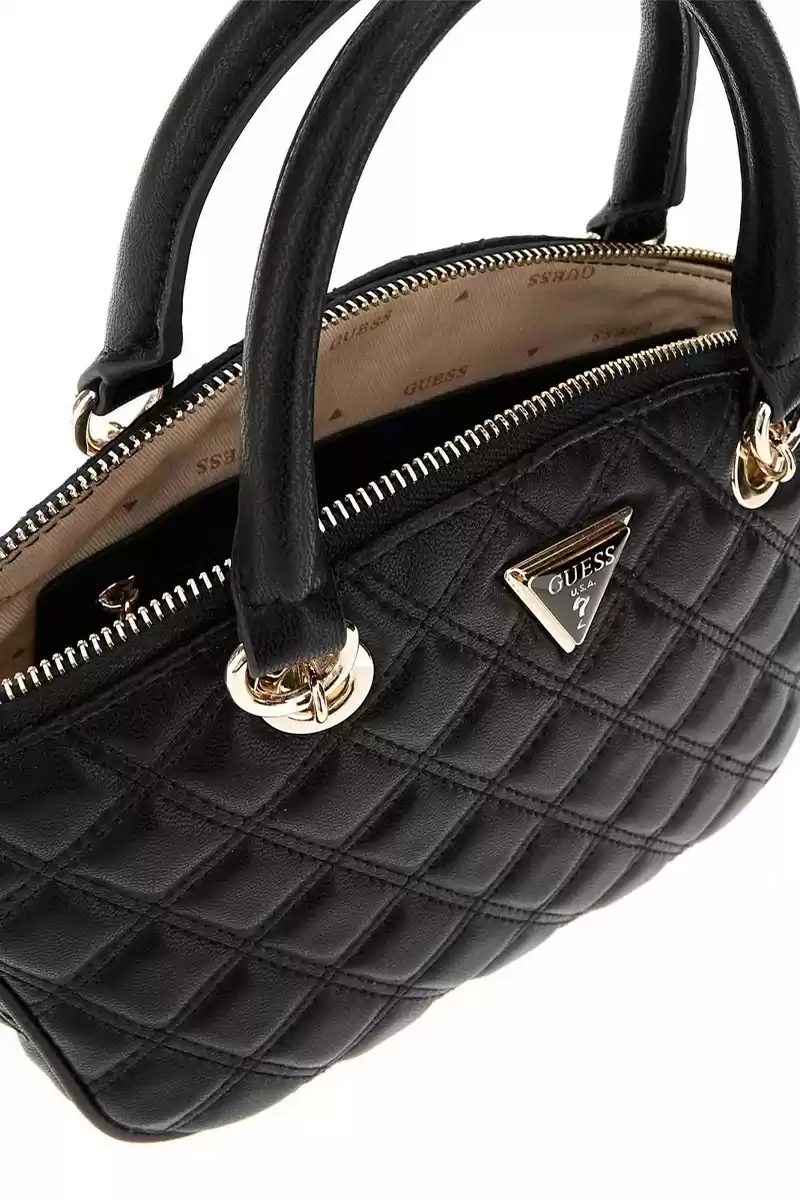 Guess Kadın Siyah Giully Mini Satchel Çanta