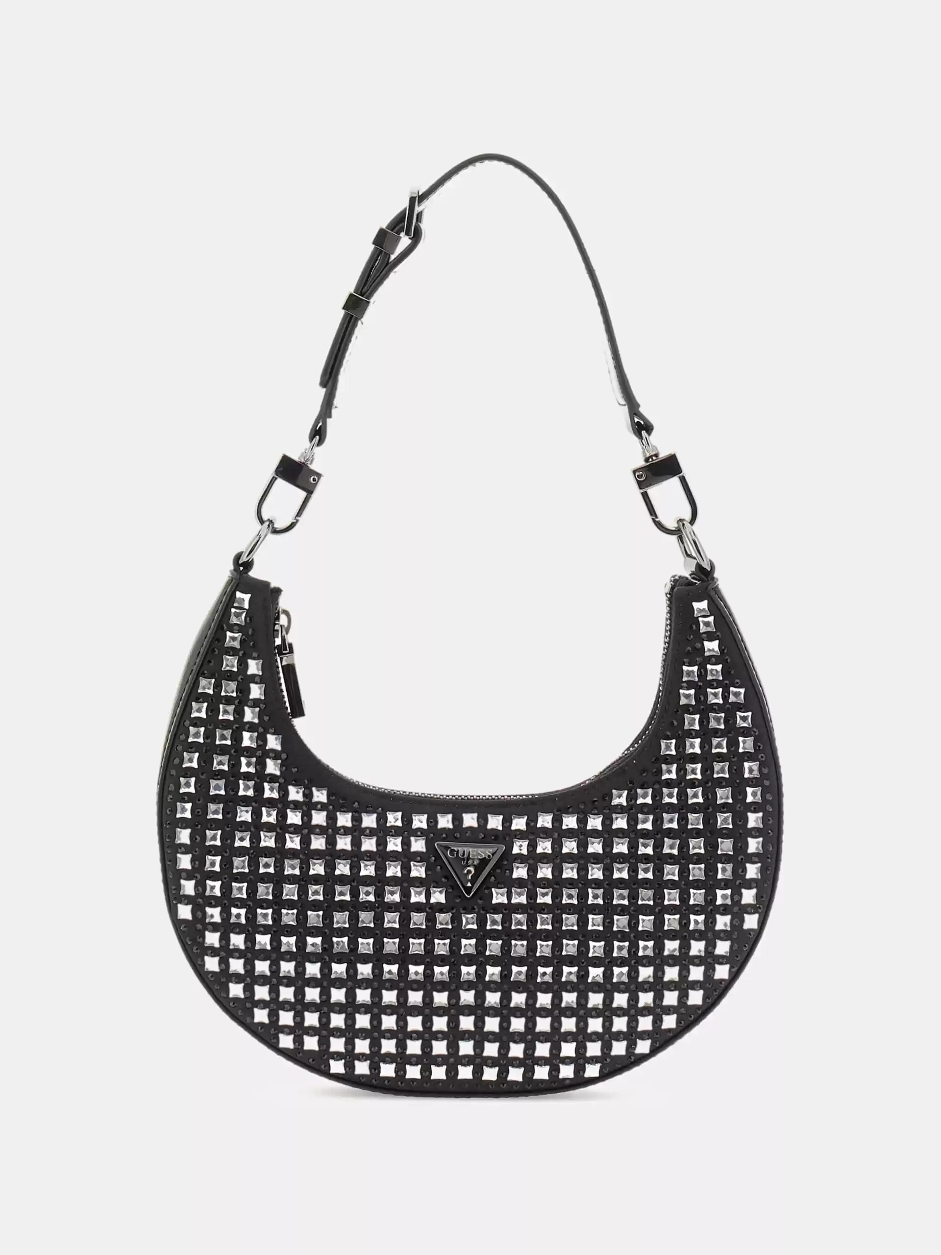 Guess Kadın Siyah Lua Küçük Hobo Çanta