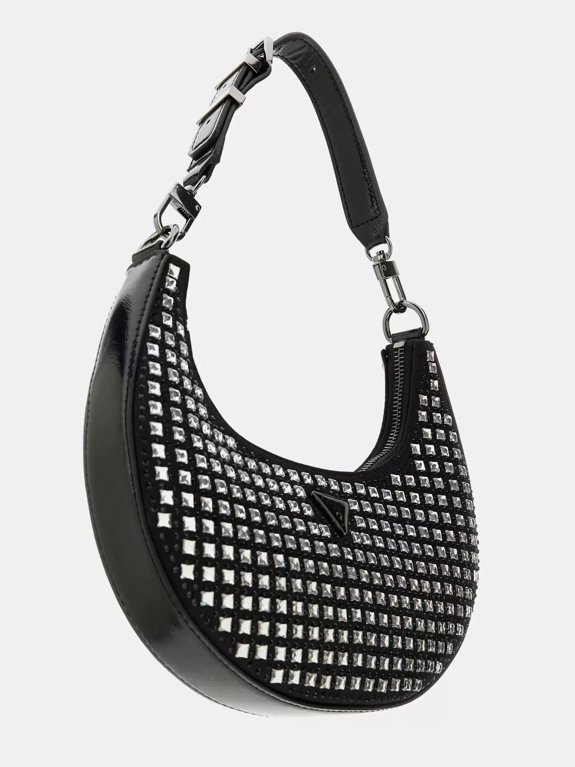 Guess Kadın Siyah Lua Küçük Hobo Çanta