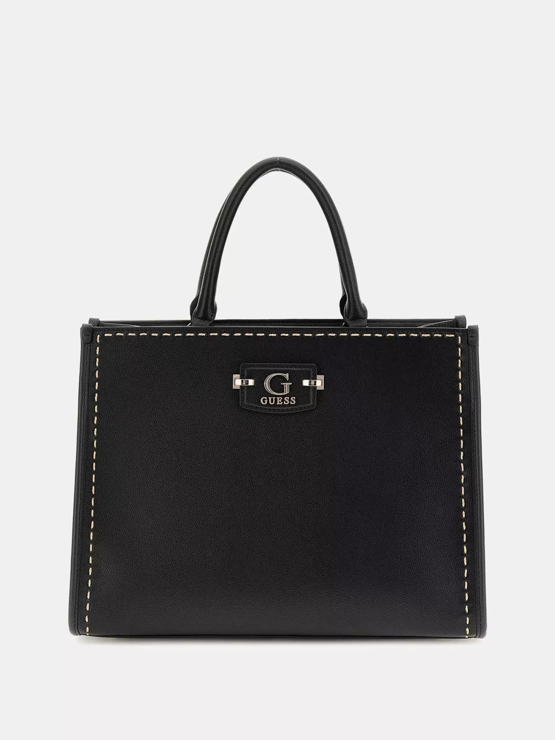 Guess Kadın Siyah Nastra İki Bölmeli Tote Çanta