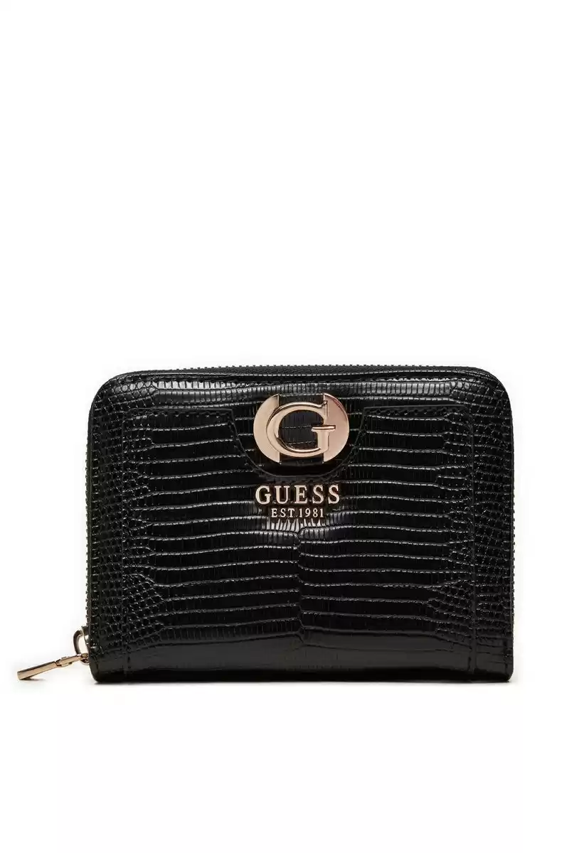 Guess Kadın Siyah Orlina Logolu Cüzdan