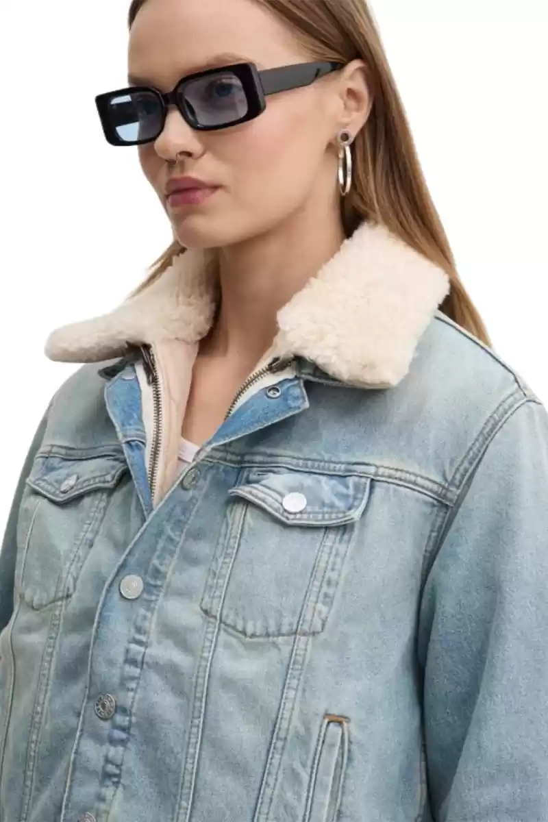Tommy Jeans Kadın Çift Taraflı Denim Ceket