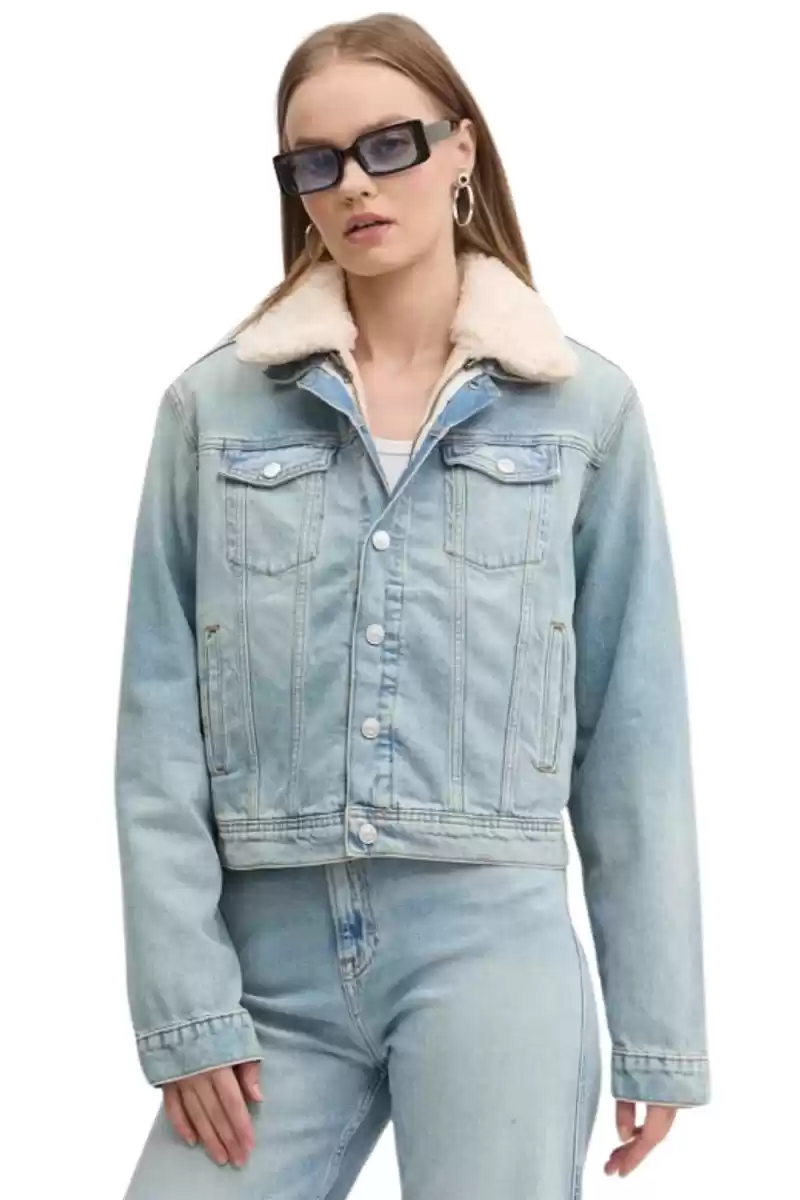 Tommy Jeans Kadın Çift Taraflı Denim Ceket