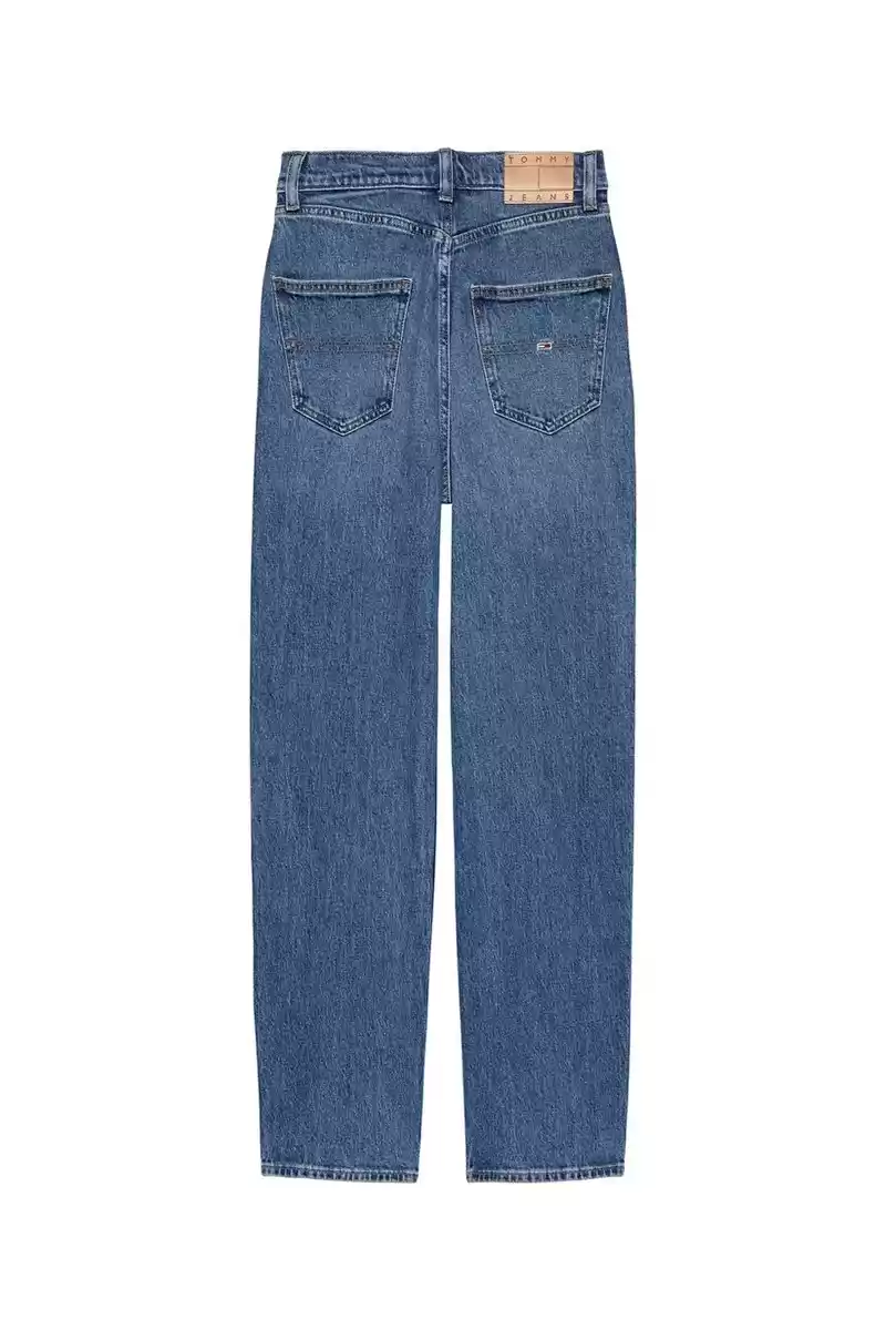 Tommy Jeans Düz Paça Denim Mavi Kot Pantolon