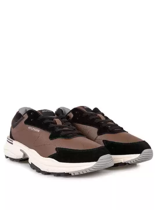 Tommy Hilfiger Erkek Kahverengi Sneaker
