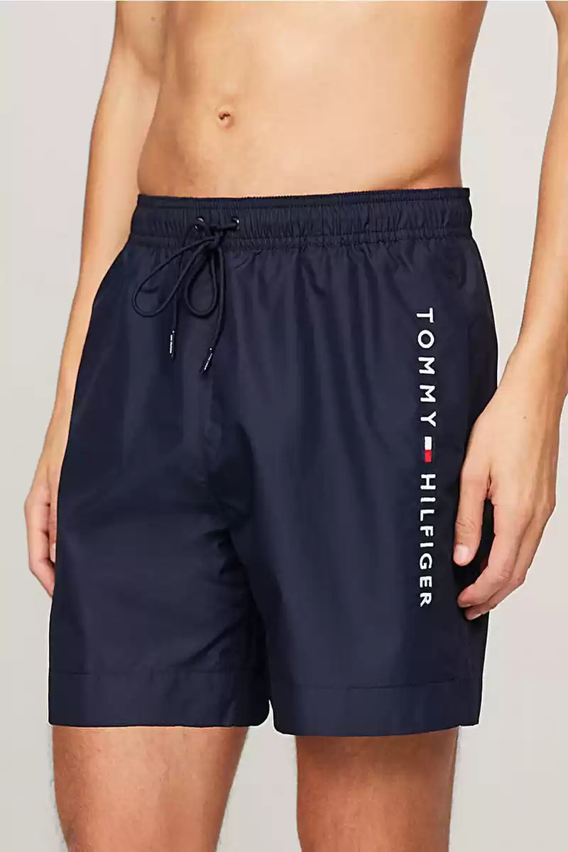 Tommy Hilfiger Erkek Mavi Şort Mayo