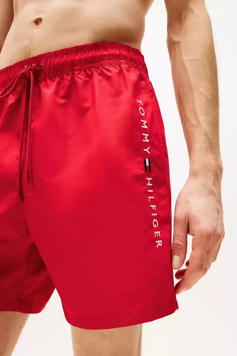Tommy Hilfiger  Erkek  Kırmızı   Şort Mayo
