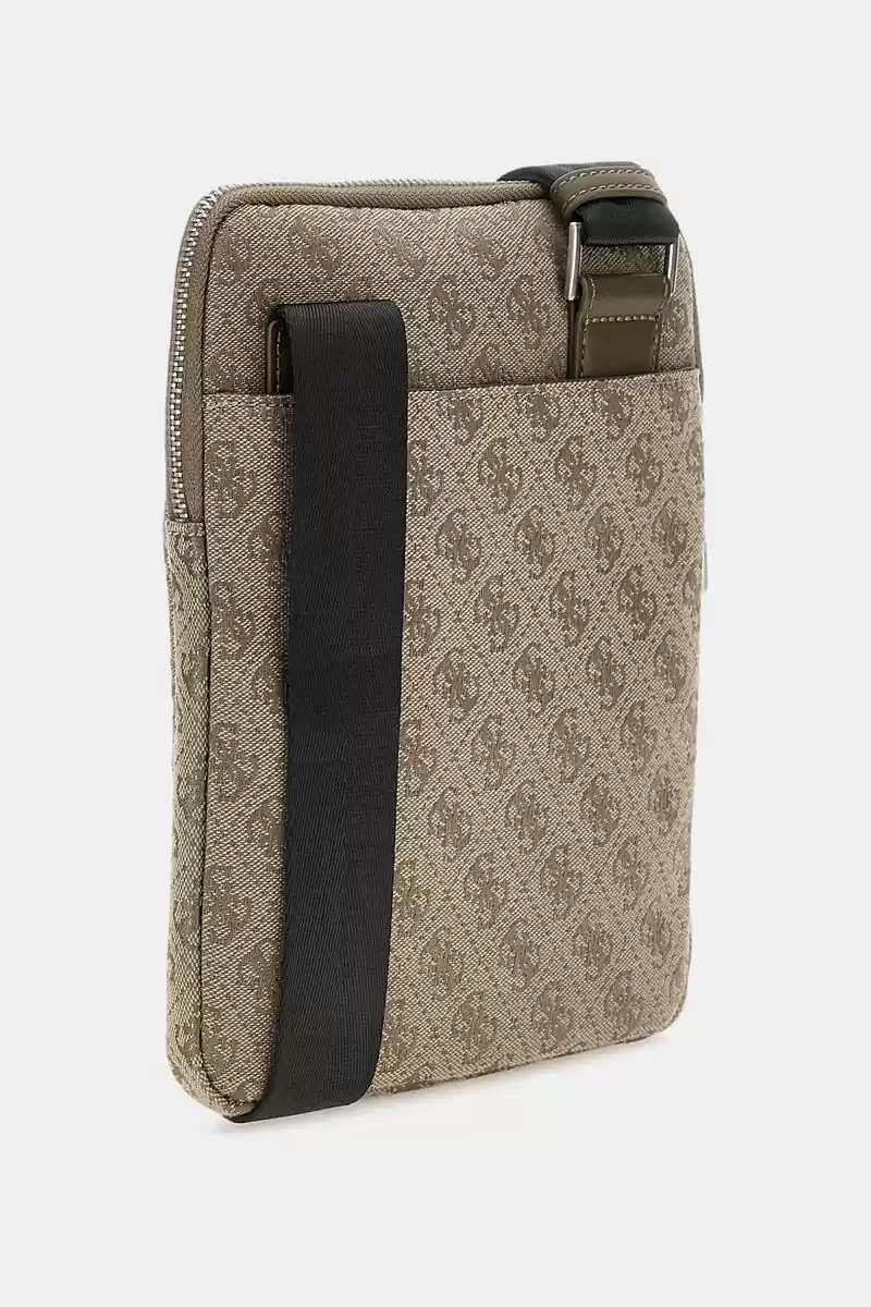 Guess ErkeK Kahverengi Milano 4G Logolu Mini Çapraz Çanta