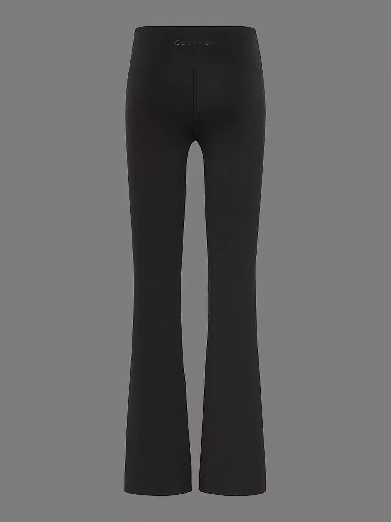 Calvin Klein Kadın Siyah Sport Flare Logolu Tayt