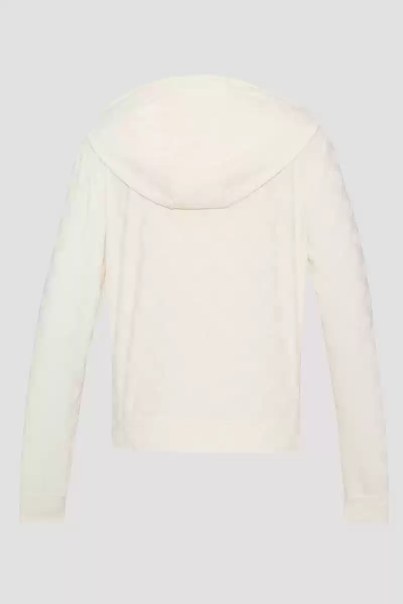 Guess Kadın Pembe 4G Logolu Kapşonlu Sweatshirt