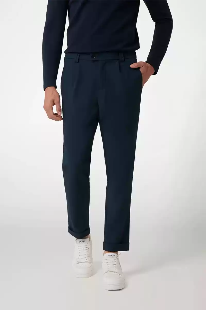 Guess Erkek Siyah Kumaş Pantolon