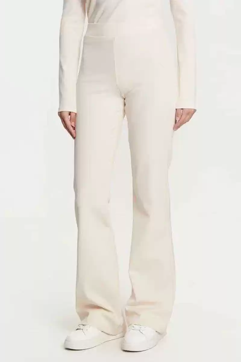 Guess Kadın Steffi Flare Krem Pantolon