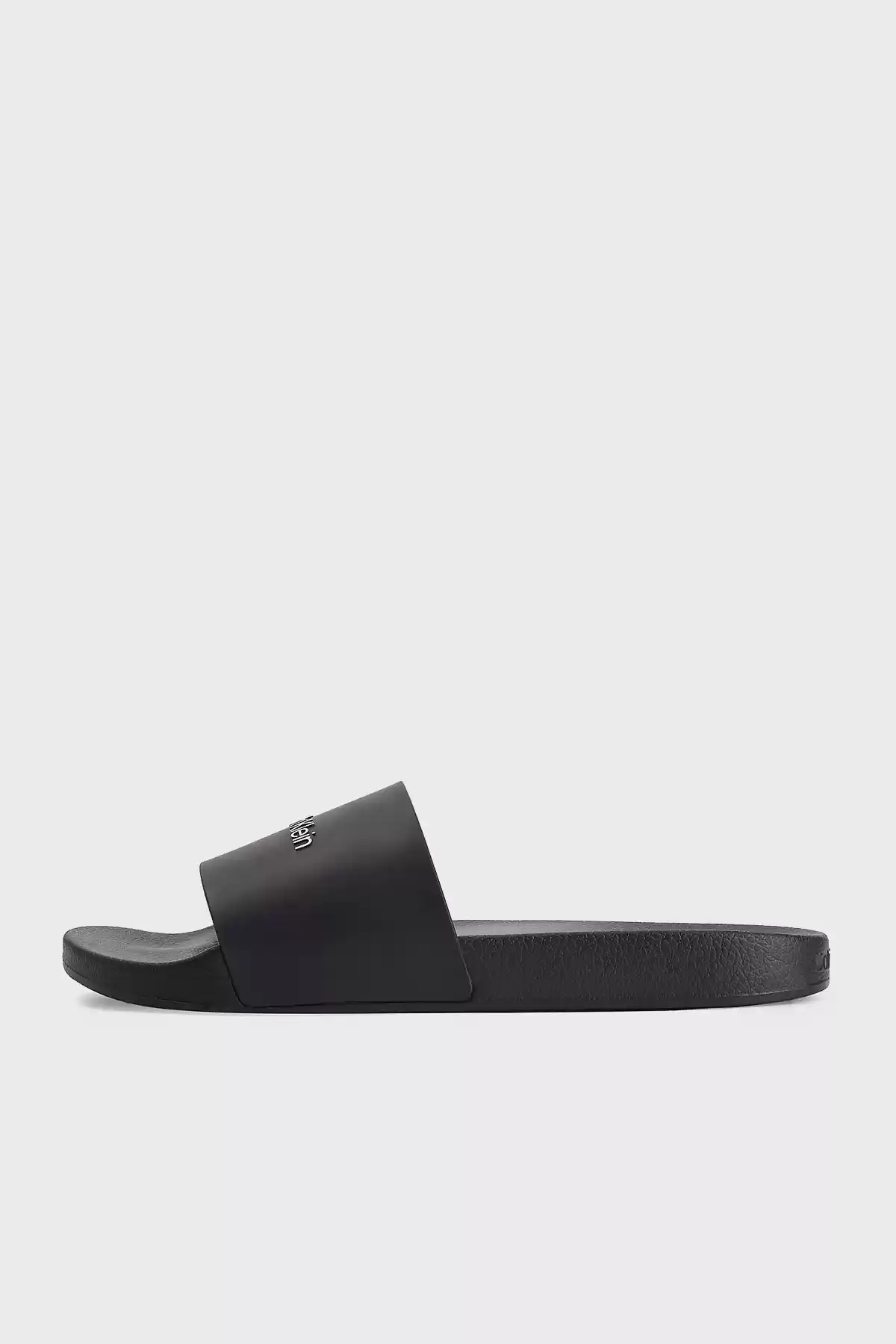 Calvin Klein Erkek Siyah Logolu Terlik