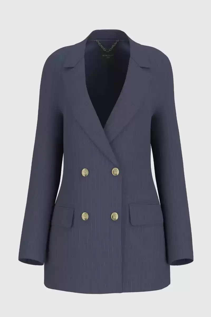 Guess Kadın Beyaz Sidney Blazer Ceket