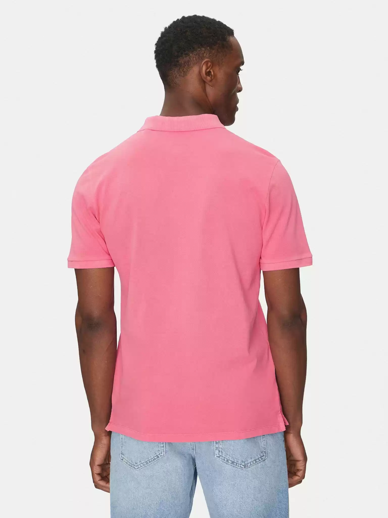 Guess Erkek Pembe Polo Tişört