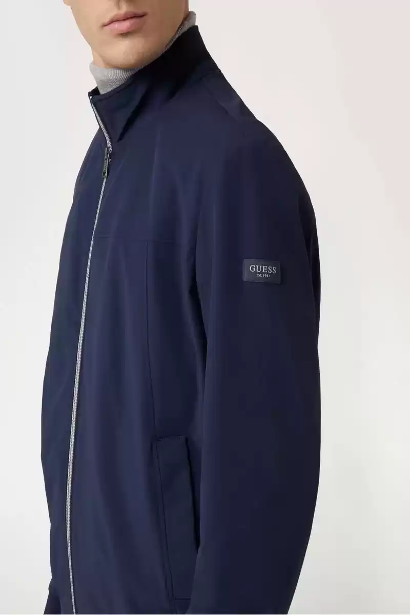 Guess Erkek Lacivert Eco Ceket