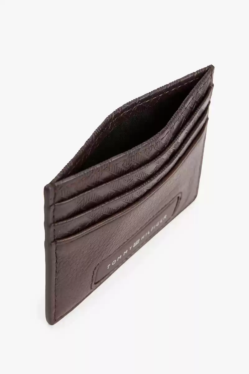 Tommy  Hilfiger  Erkek  TH Monogram  Kahverengi Cüzdan