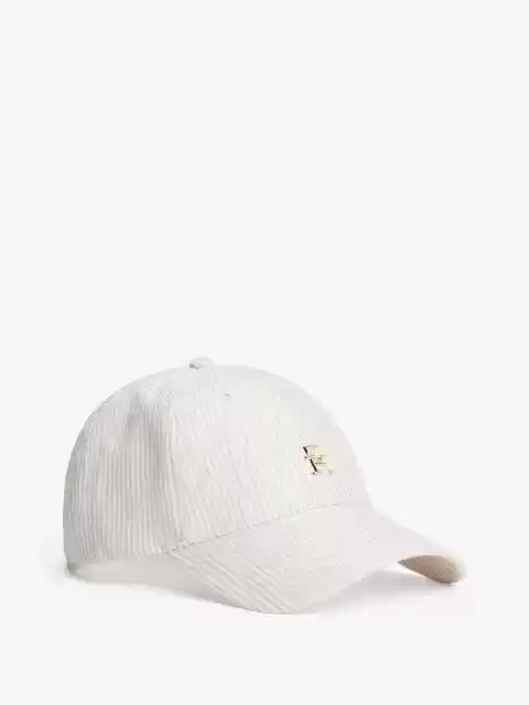 Tommy Hilfiger Kadın Keten  TH Monogram Şapka