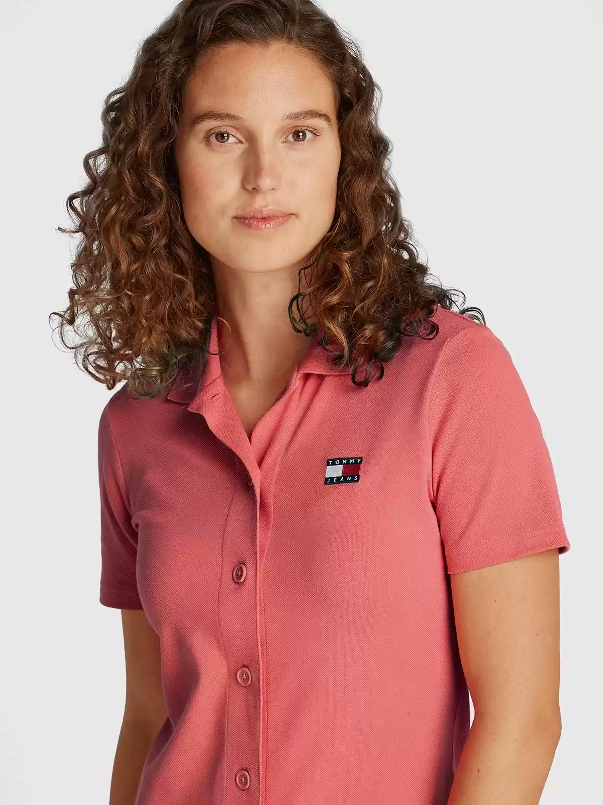 Tommy Jeans  Kadın Pembe Elbise