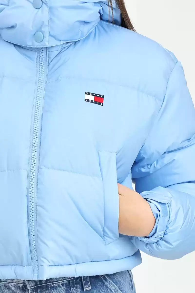 Tommy Jeans Kadın Alaska Mavi Şişme Mont