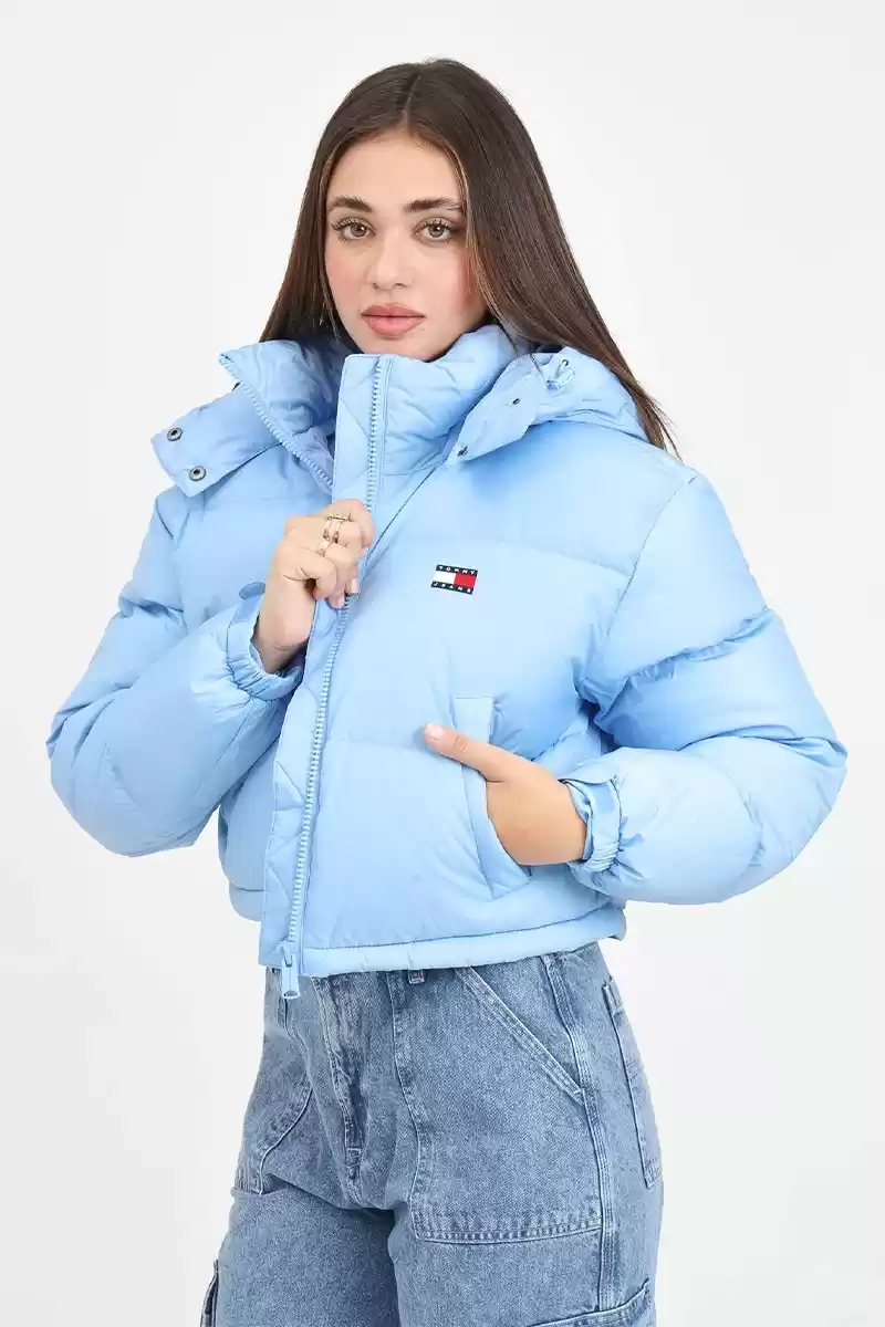Tommy Jeans Kadın Alaska Mavi Şişme Mont