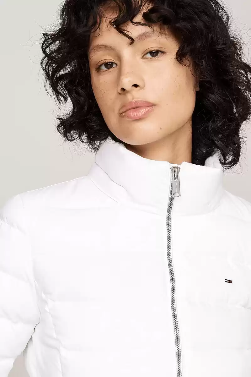 Tommy Jeans Kadın   Kürk Kapüşonlu Mont