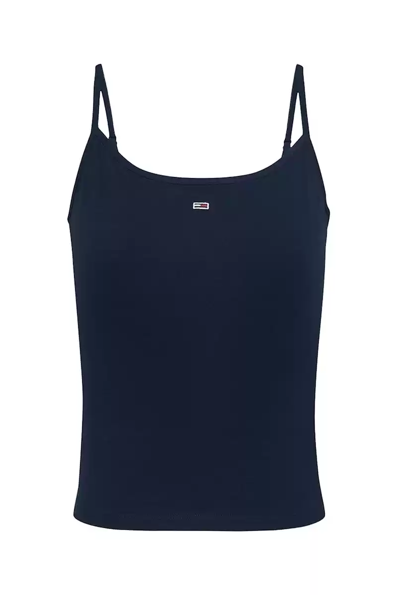 Tommy Jeans Kadın Lacivert Essential Askılı Crop Üst
