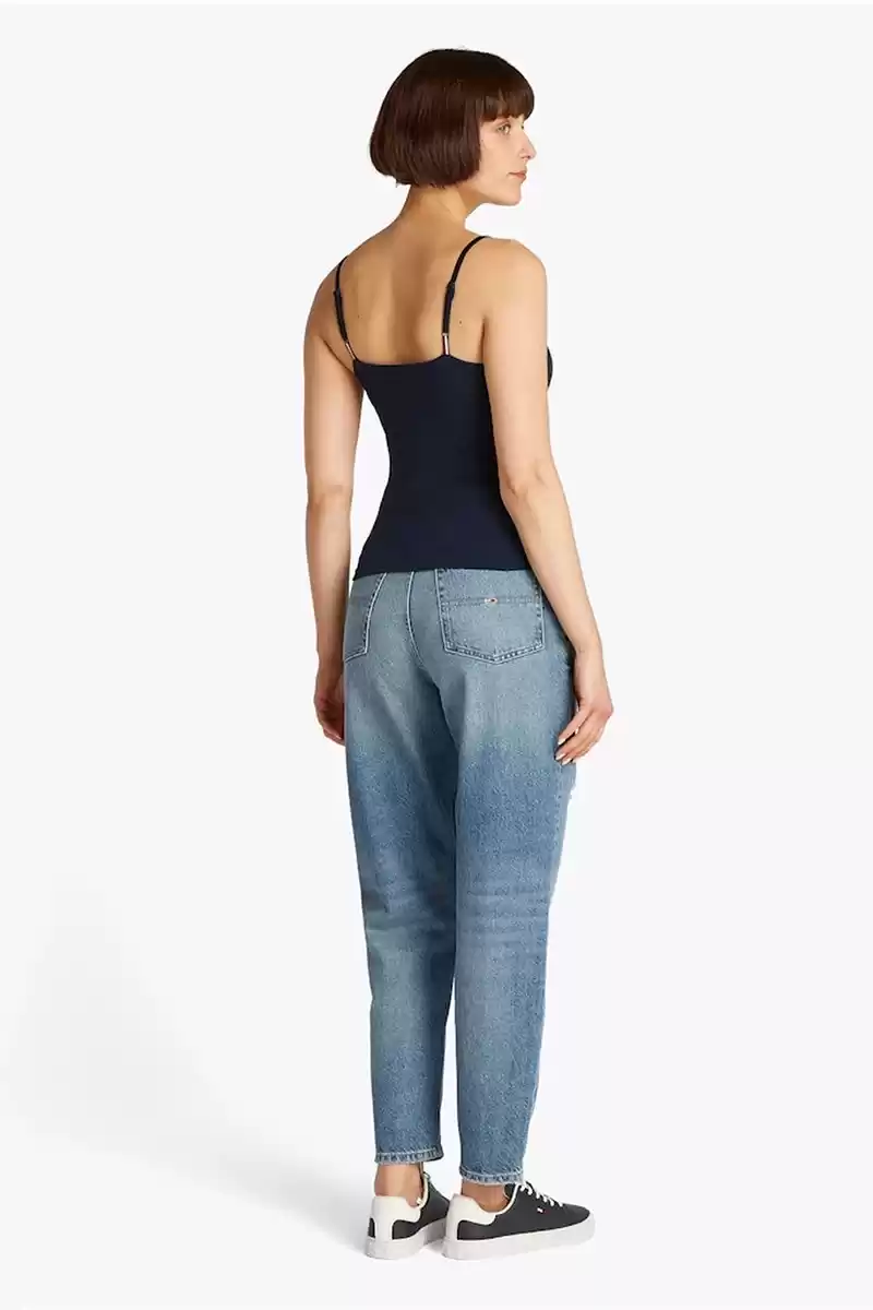 Tommy Jeans Kadın Lacivert Essential Askılı Crop Üst